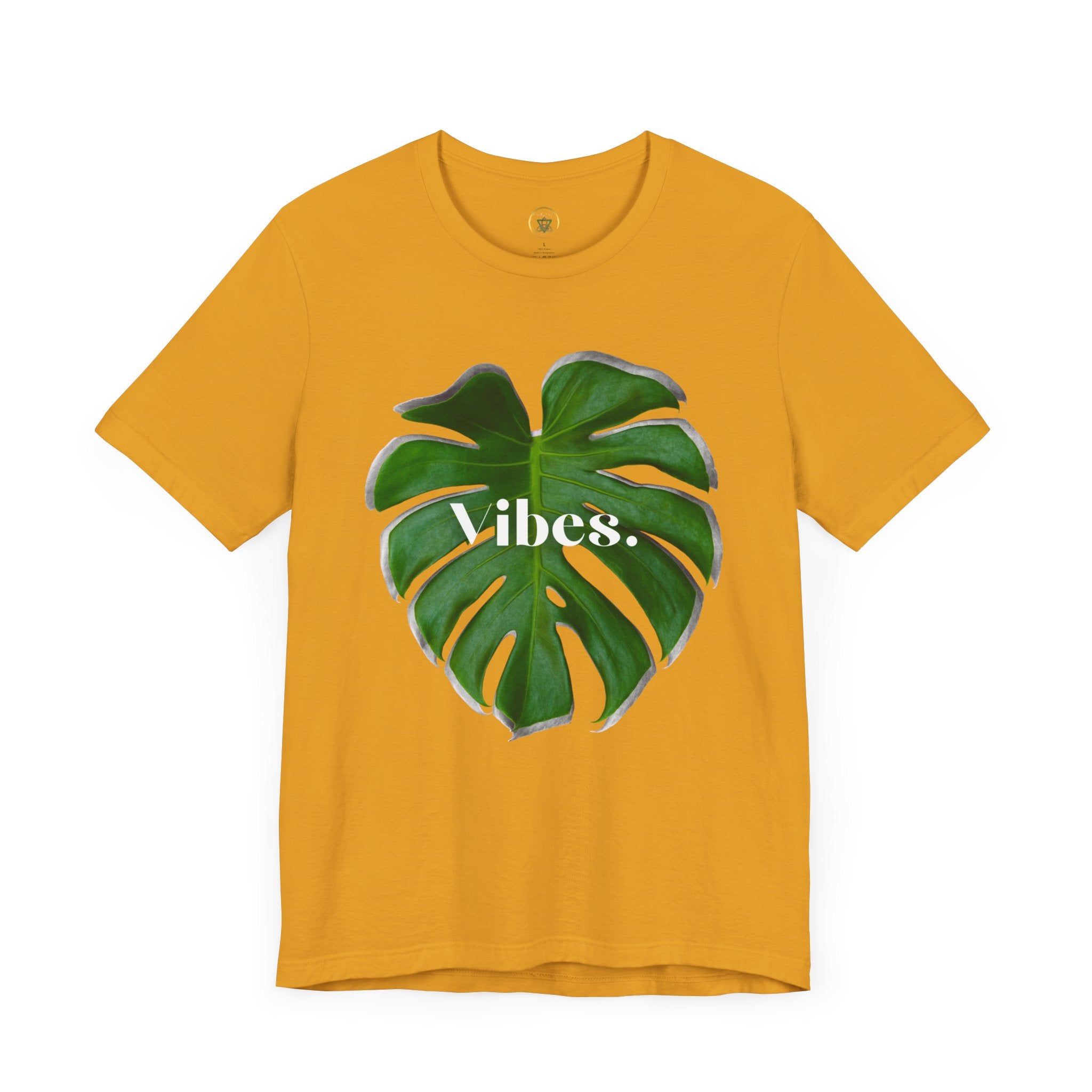 Monstera 2 Leaf Vibes Tee - By EarthySoul Elements
