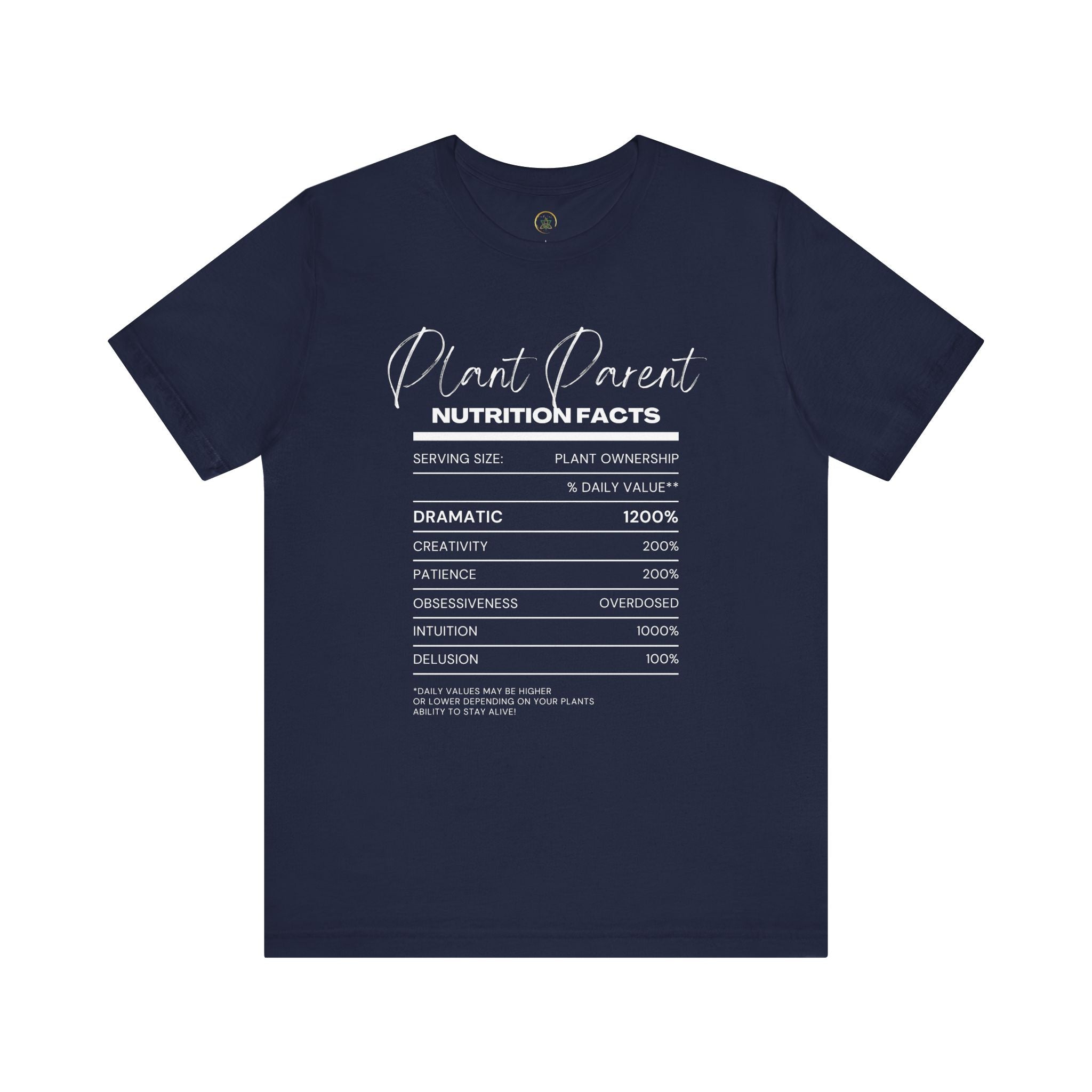 Plant Parents Nutrition Facts- Unisex Tee