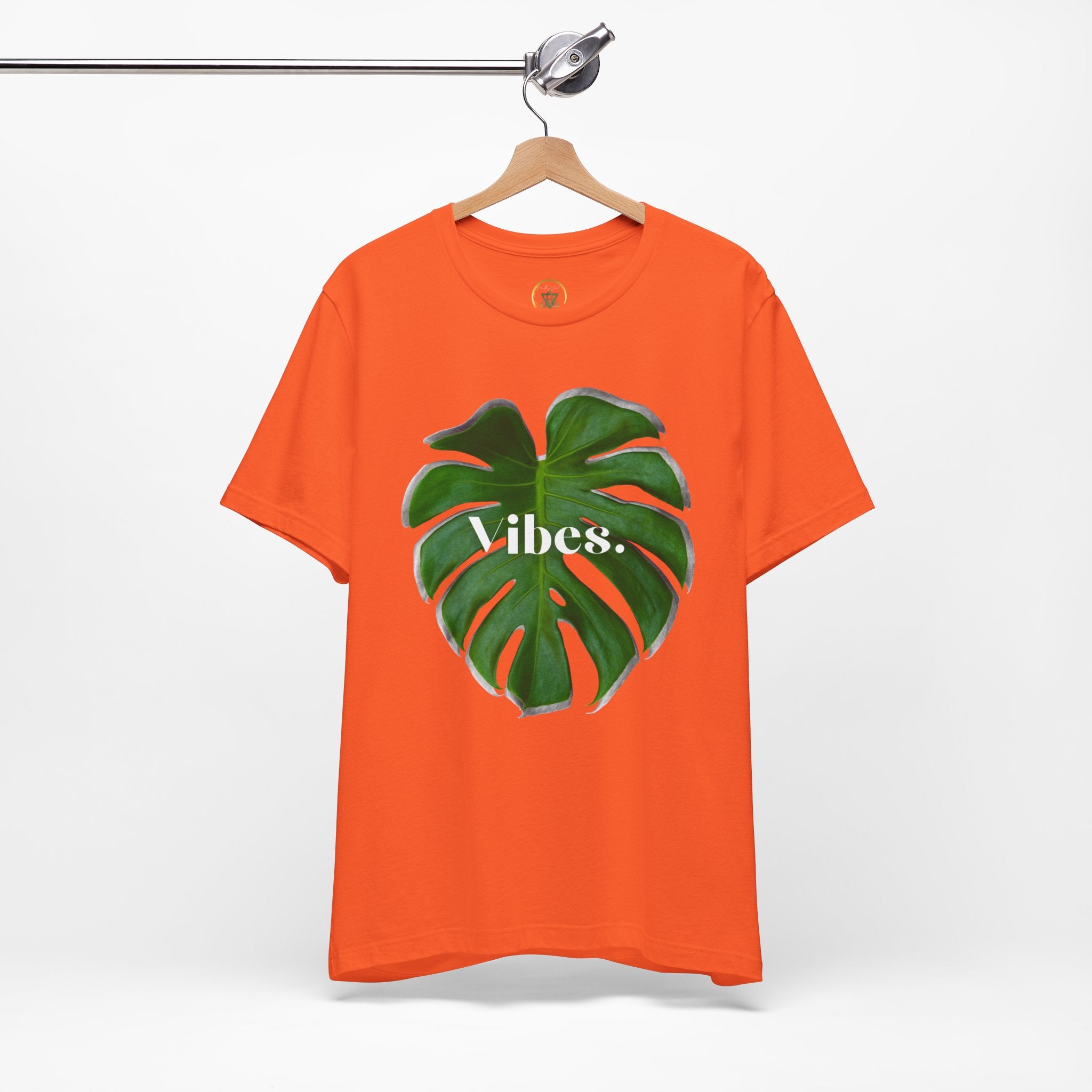 Monstera 2 Leaf Vibes Tee - By EarthySoul Elements