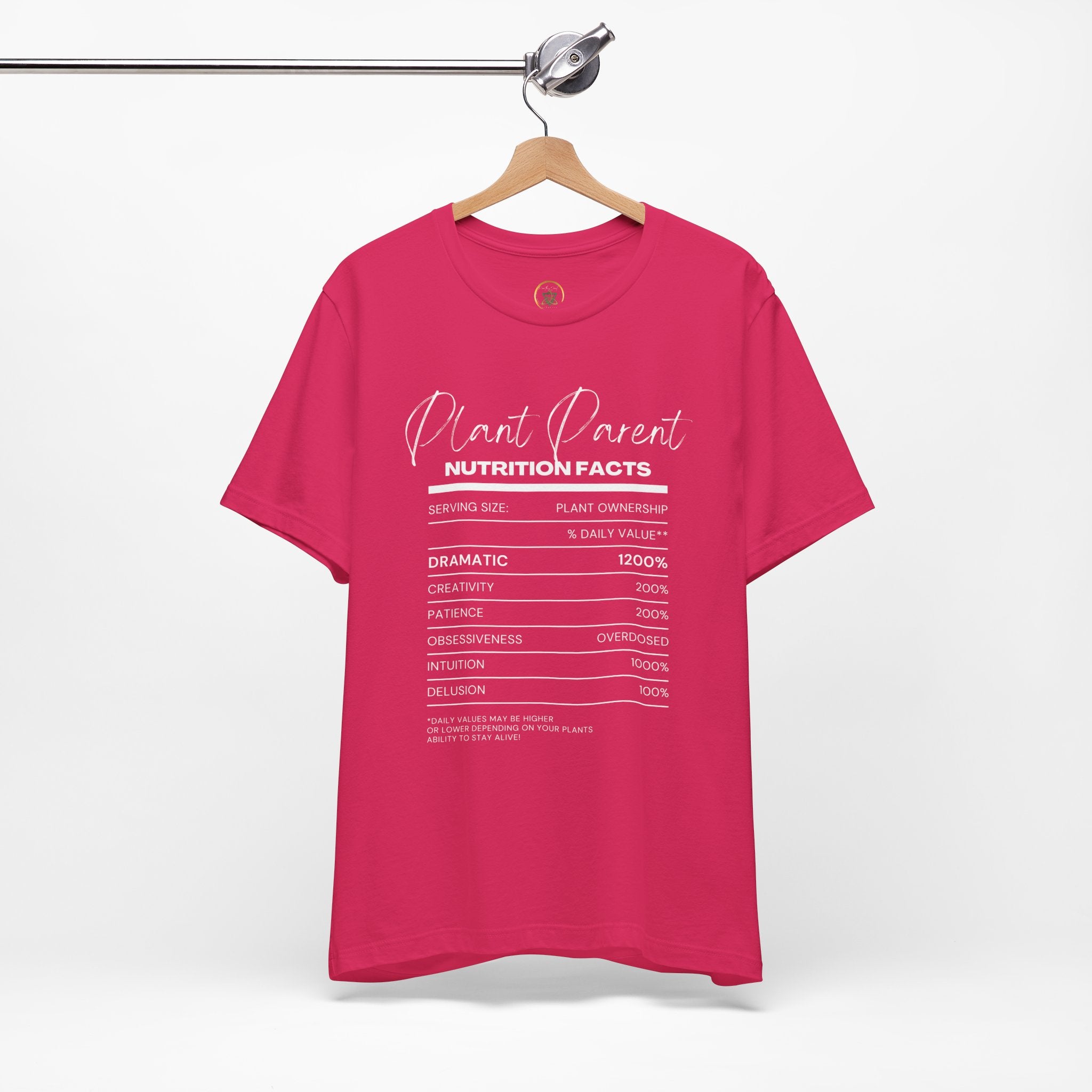 Plant Parents Nutrition Facts- Unisex Tee