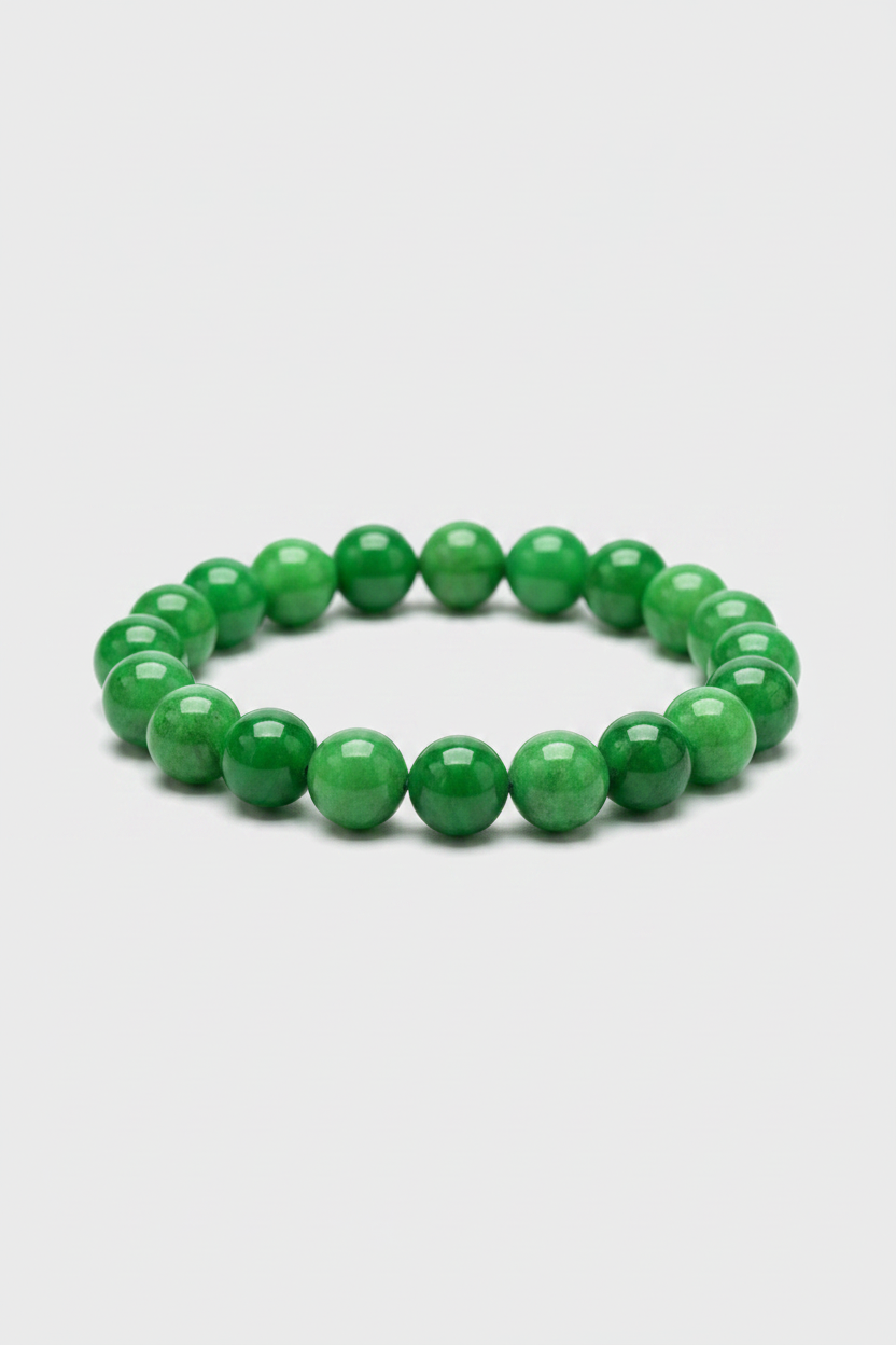 Earthy Bracelet (Green Agate)