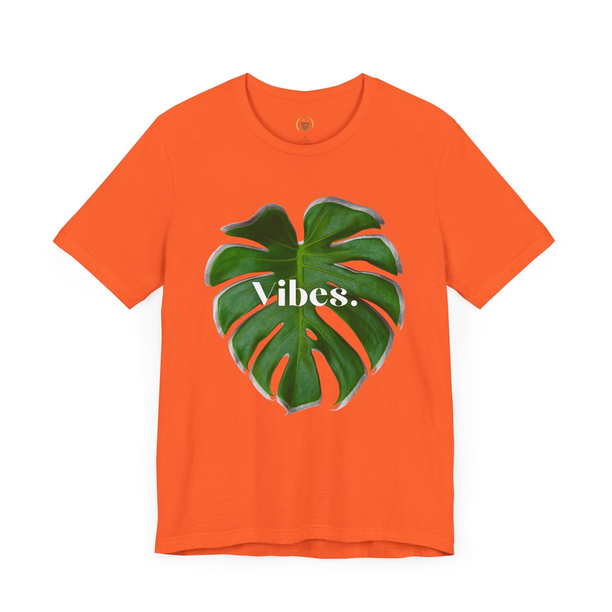 Monstera 2 Leaf Vibes Tee - By EarthySoul Elements