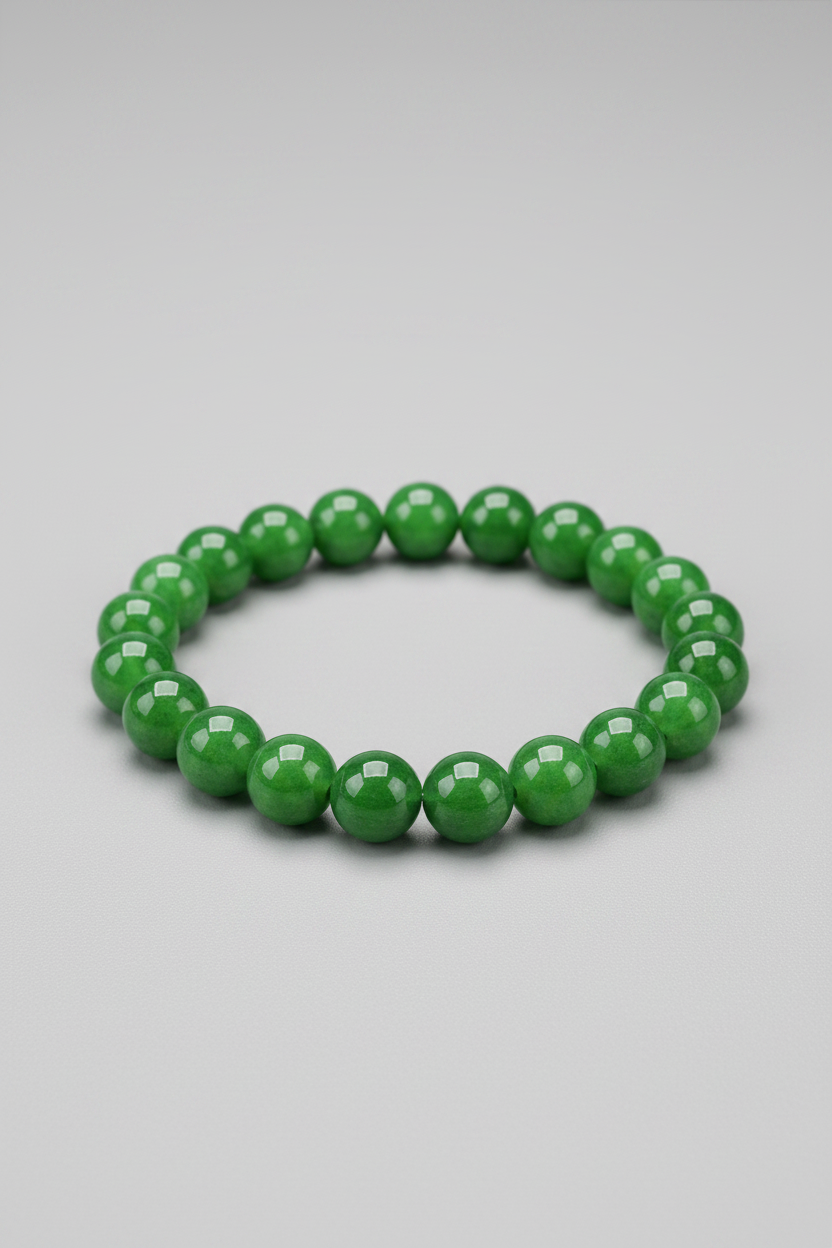 Earthy Bracelet (Green Agate)