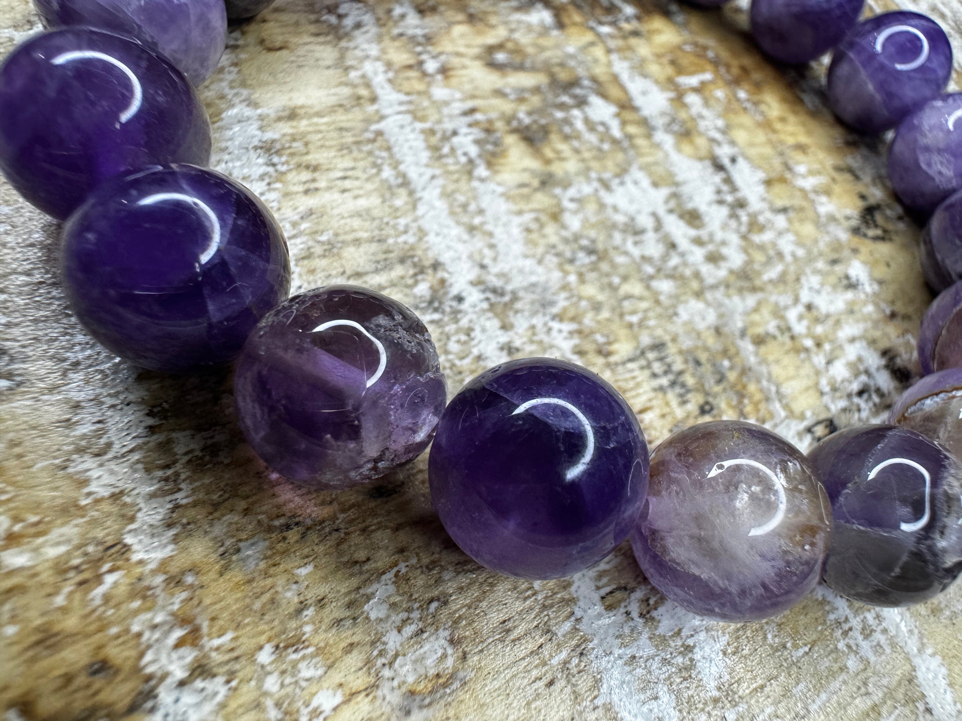 Earthy Amethyst Bracelet
