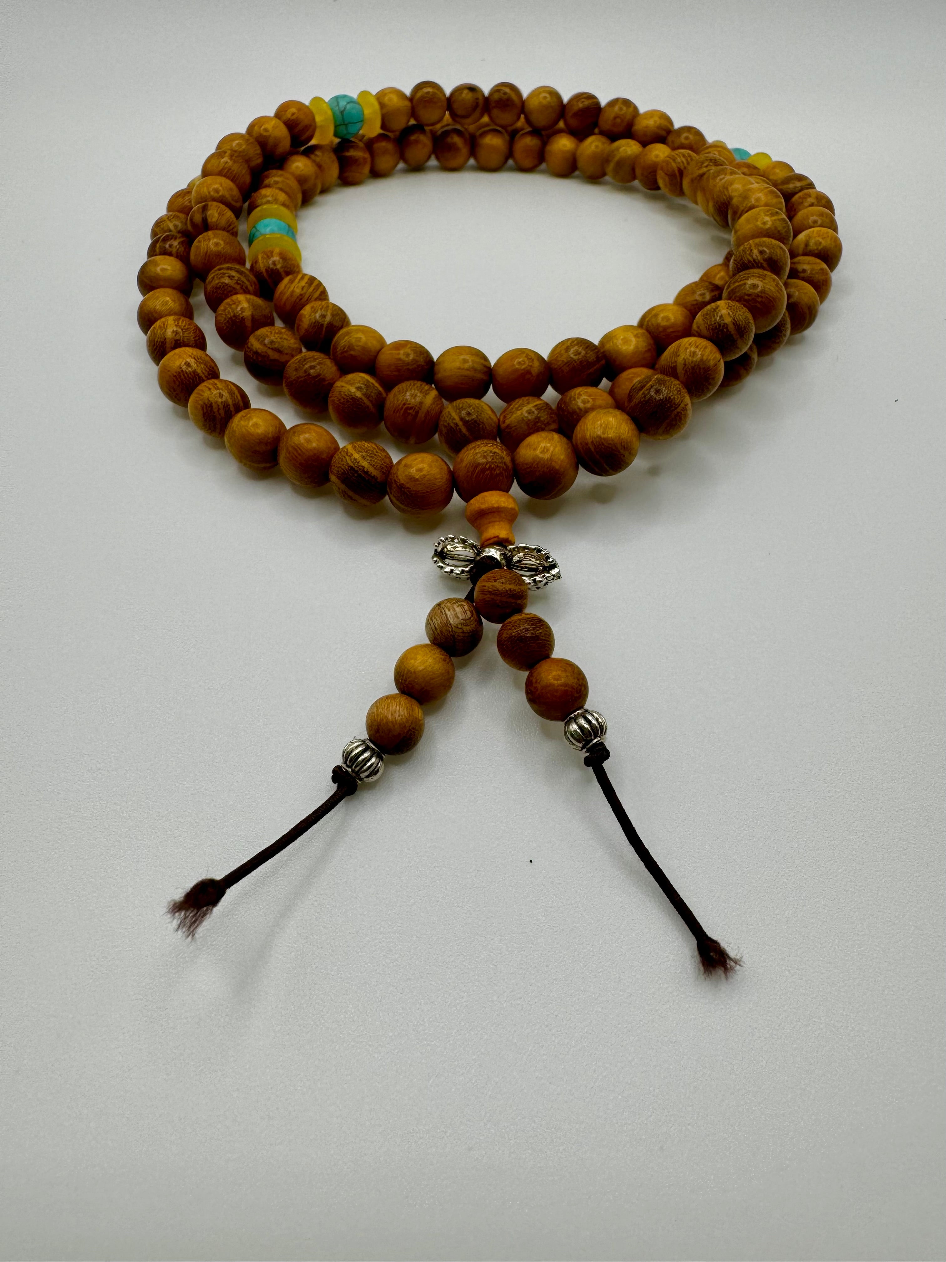 Earthy Mala Bocote Beads