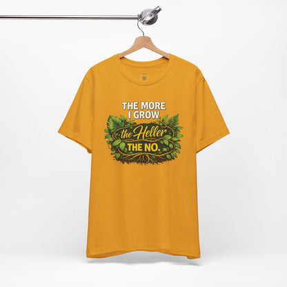 The More I Grow the Heller the No