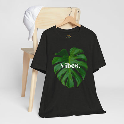 Monstera Leaf Vibes Tee - By EarthySoul Elements