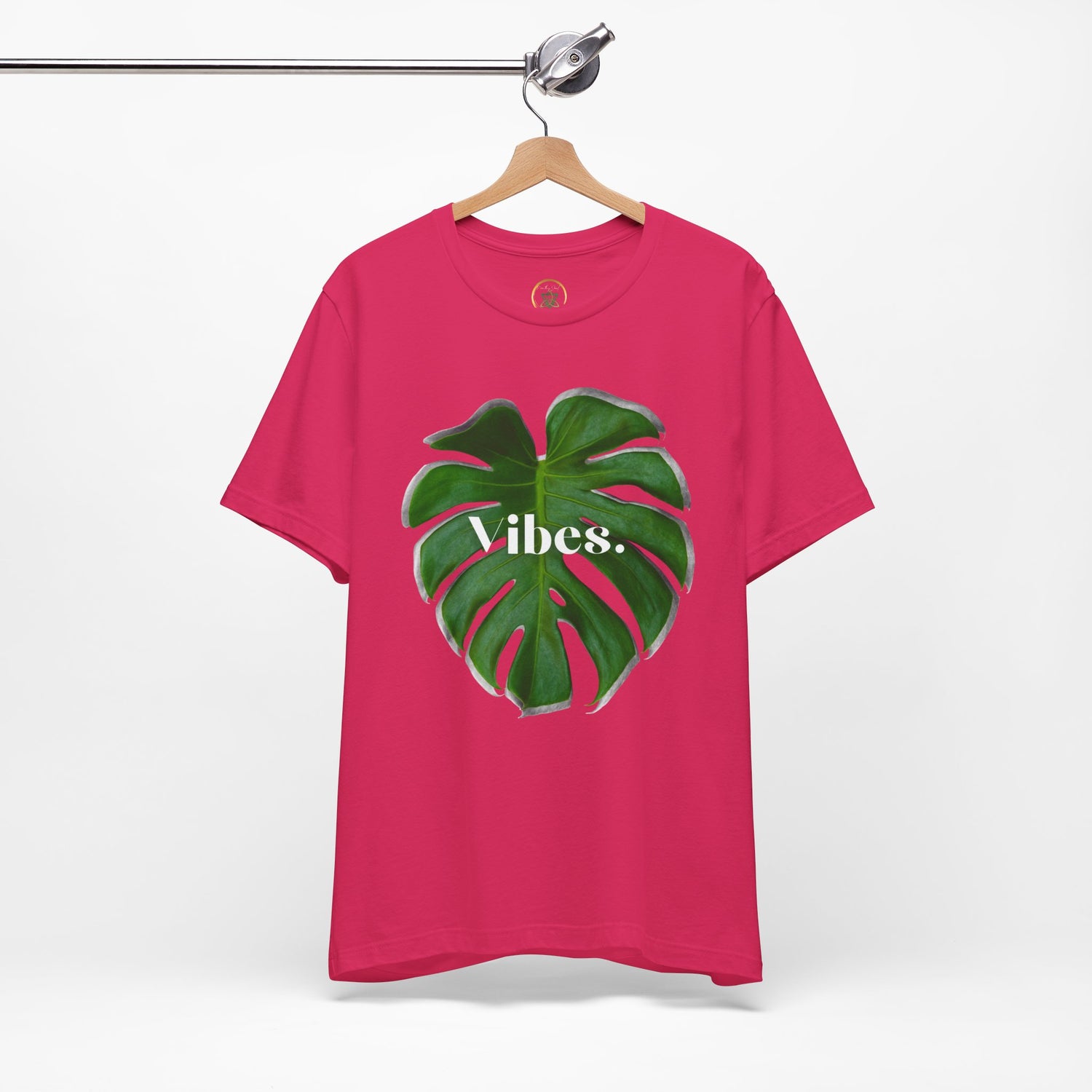 Monstera 2 Leaf Vibes Tee - By EarthySoul Elements