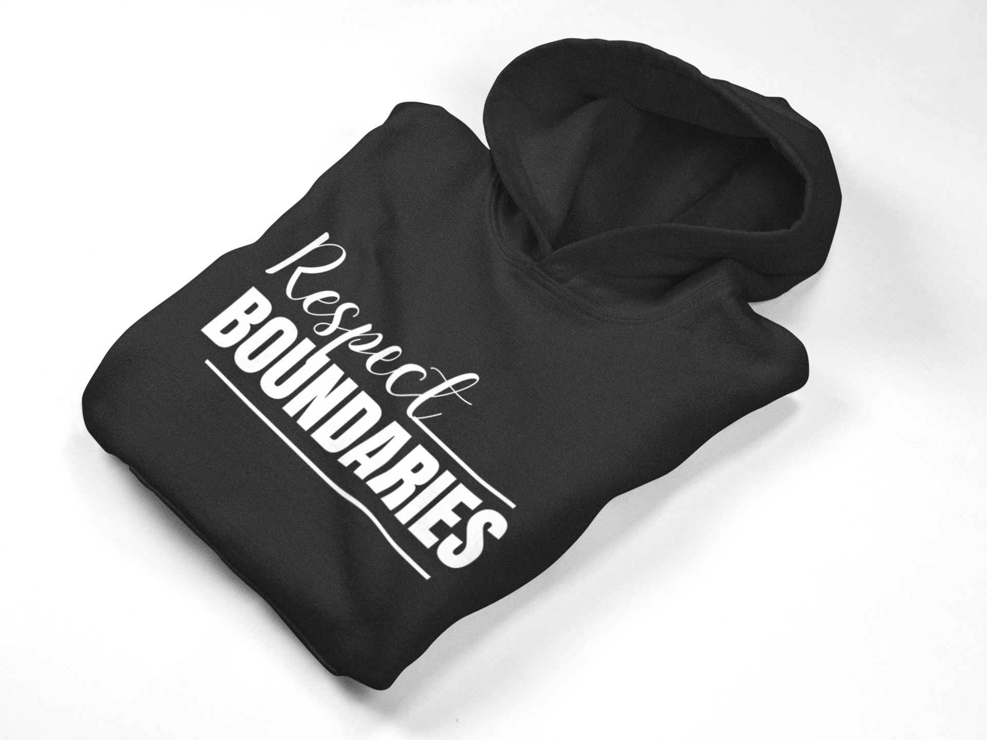 Respect Boundaries Champion Hoodie — Empowering Message Hoodie