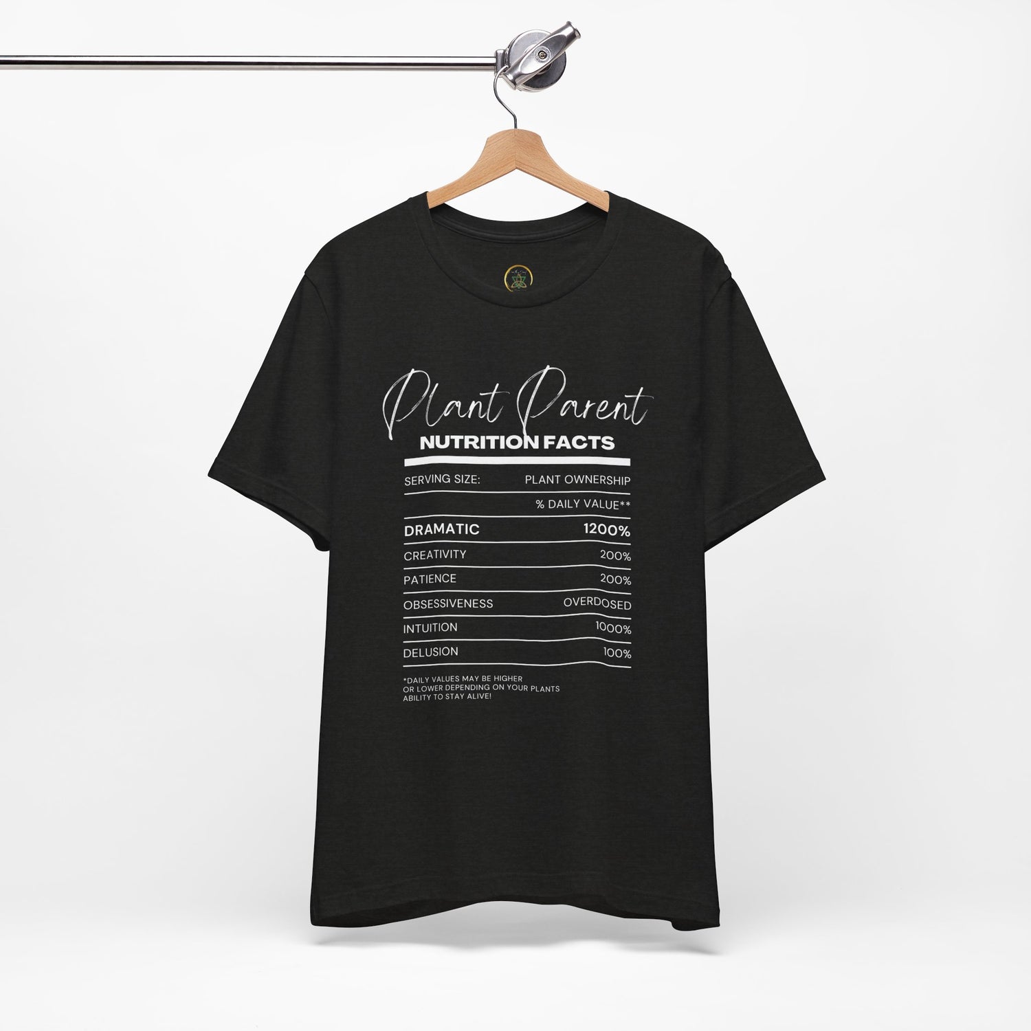 Plant Parents Nutrition Facts- Unisex Tee