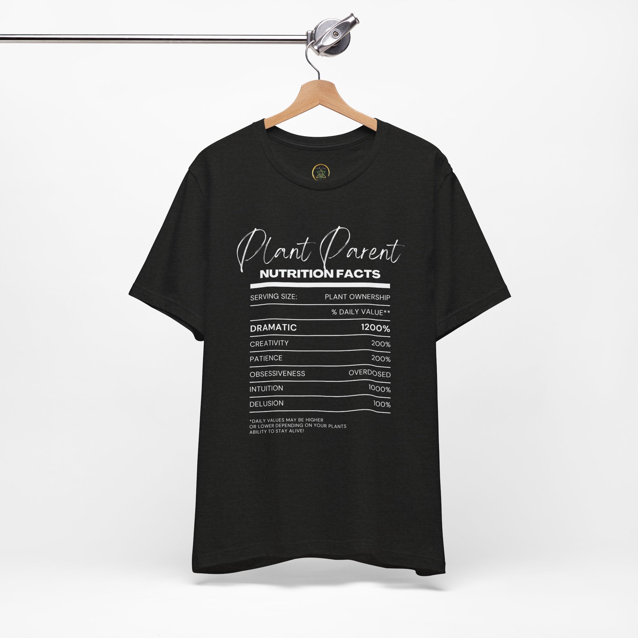 Plant Parents Nutrition Facts- Unisex Tee