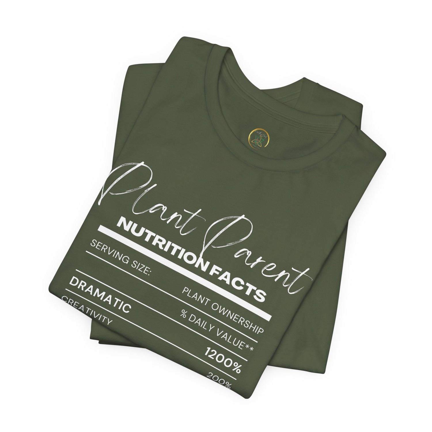 Plant Parents Nutrition Facts- Unisex Tee
