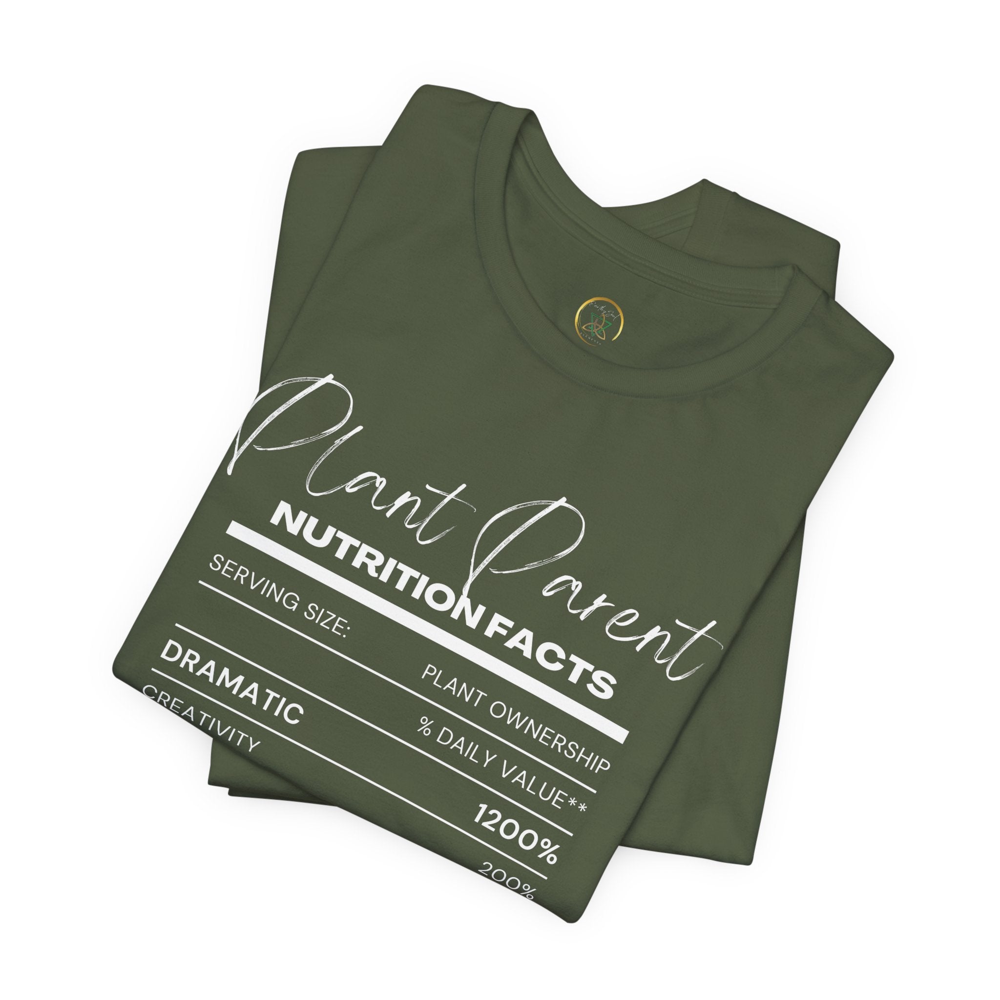 Plant Parents Nutrition Facts- Unisex Tee
