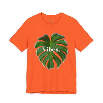 Monstera 2 Leaf Vibes Tee - By EarthySoul Elements