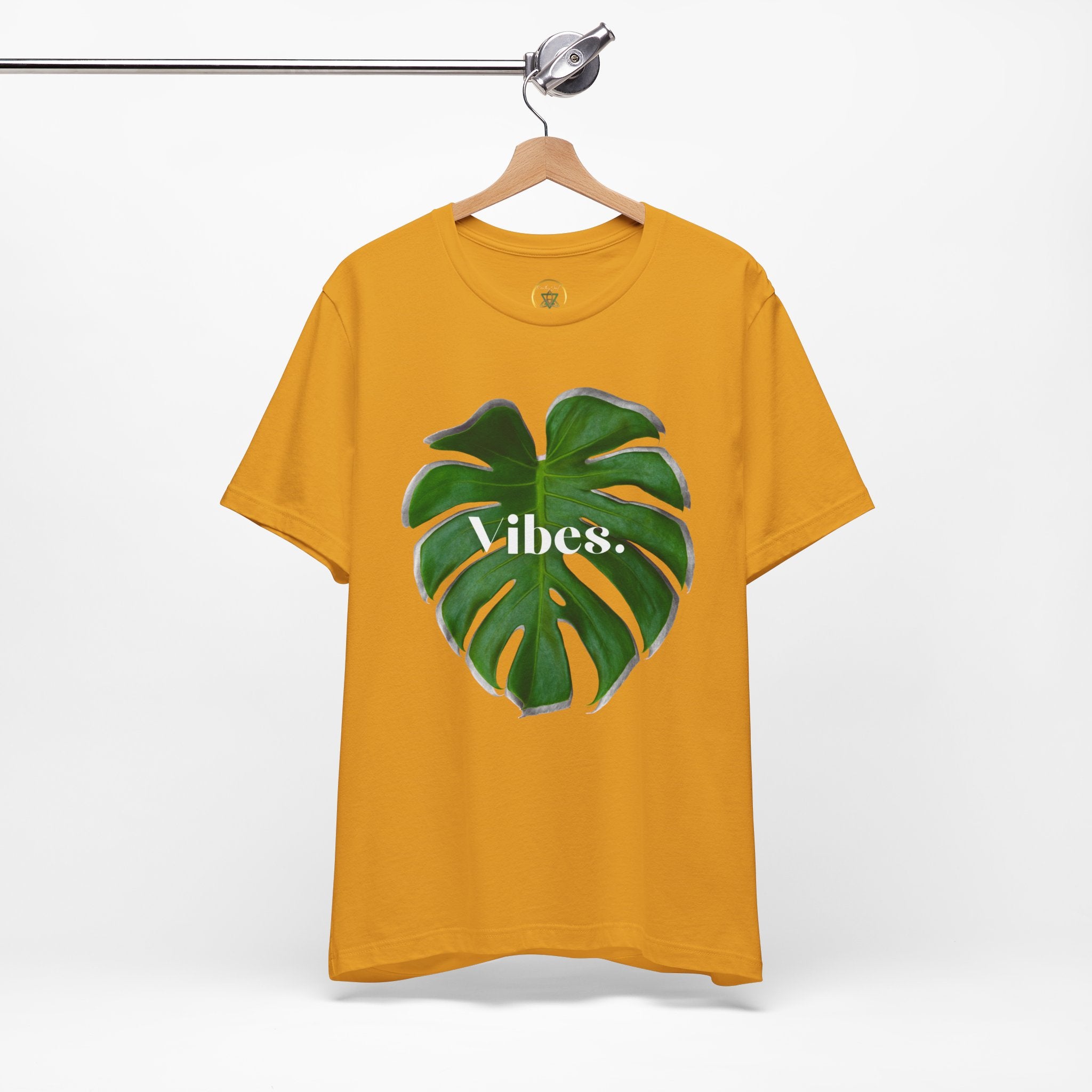 Monstera 2 Leaf Vibes Tee - By EarthySoul Elements