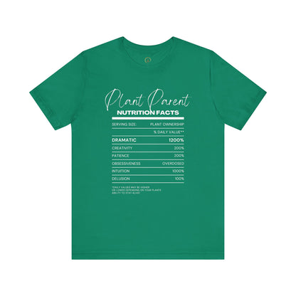 Plant Parents Nutrition Facts- Unisex Tee