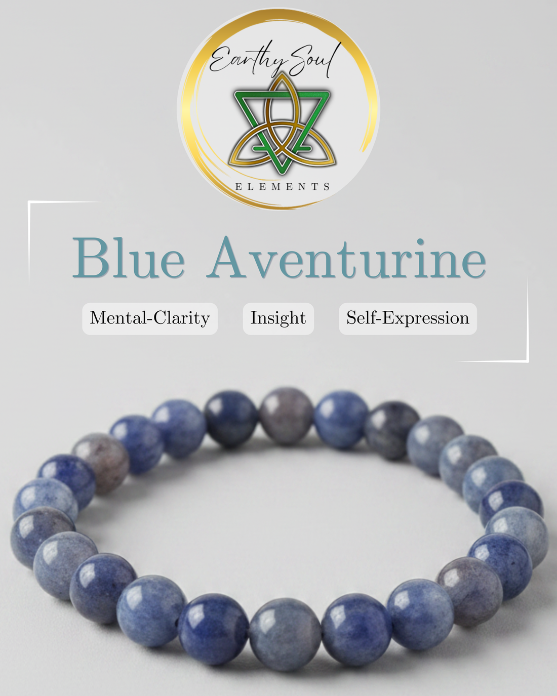 Blue Aventurine Stone Bracelet
