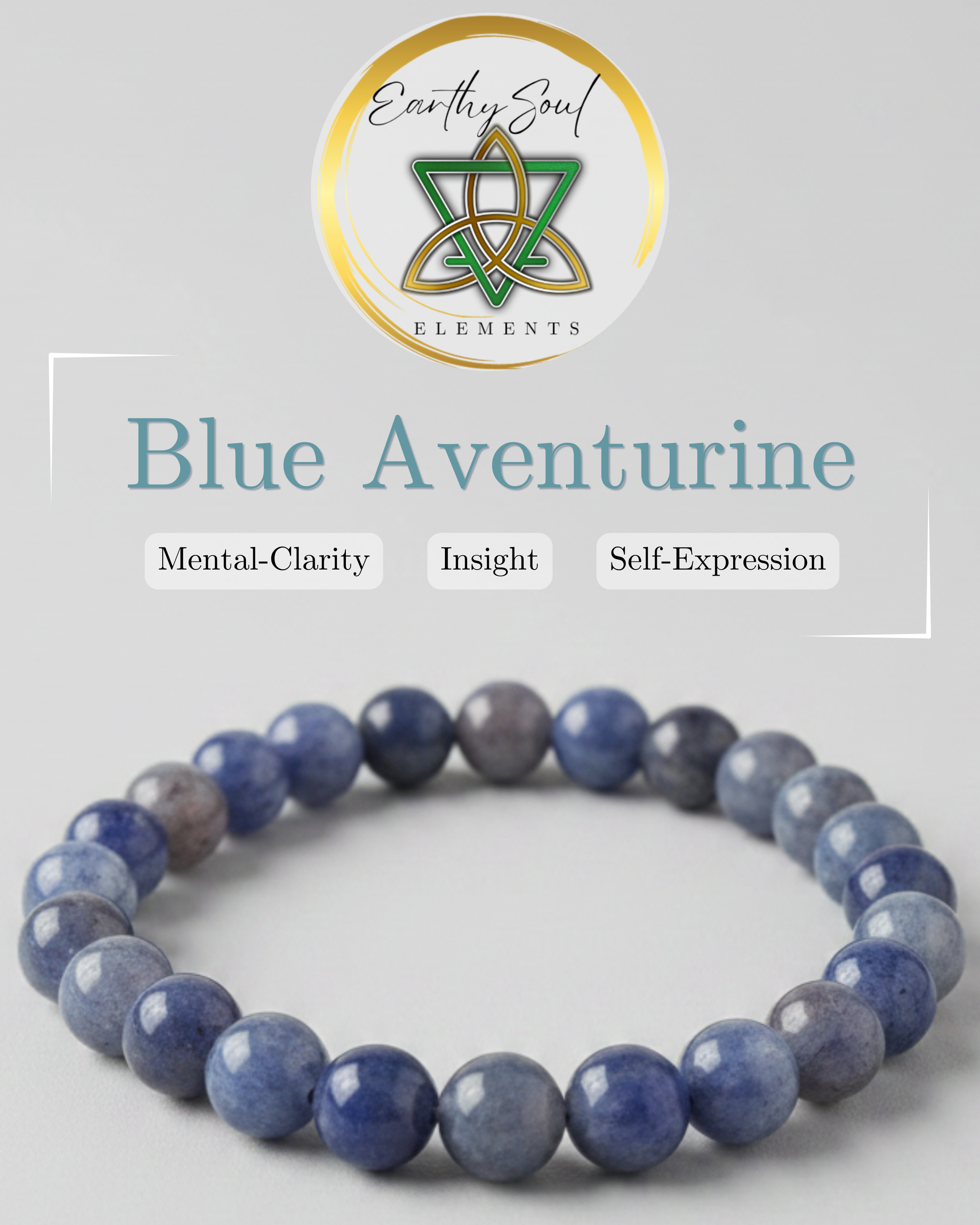 Blue Aventurine Stone Bracelet