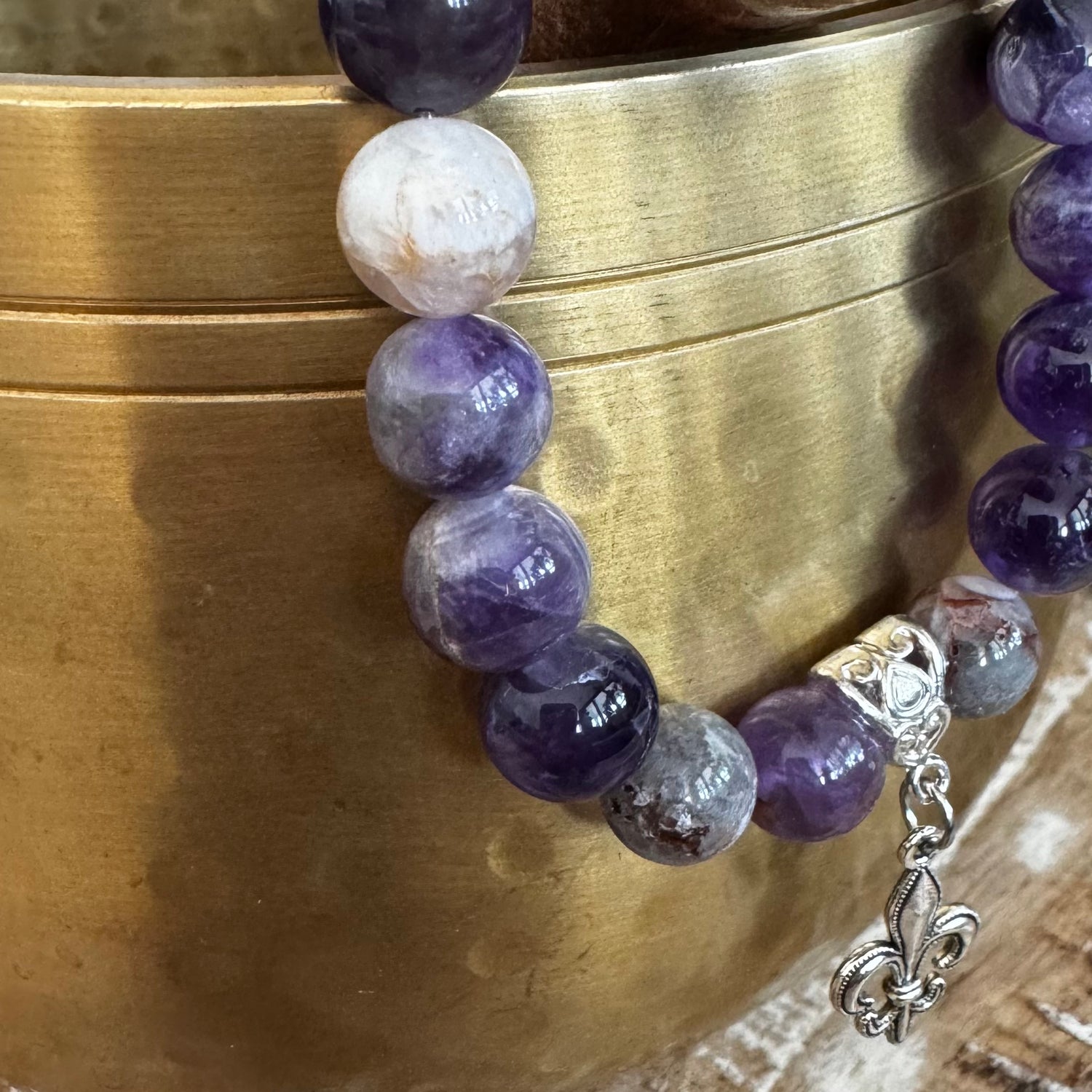 Amethyst Fleur Bracelet