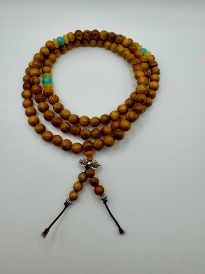 Earthy Mala Bocote Beads