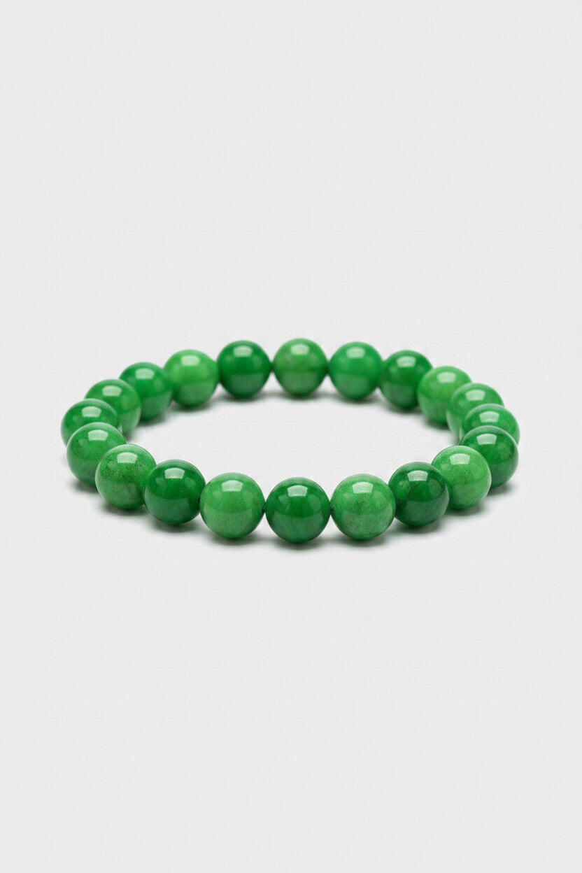 Earthy Bracelet (Green Agate)