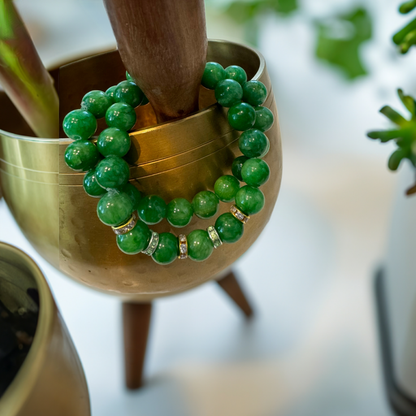 Earthy Green Serenity Bracelet